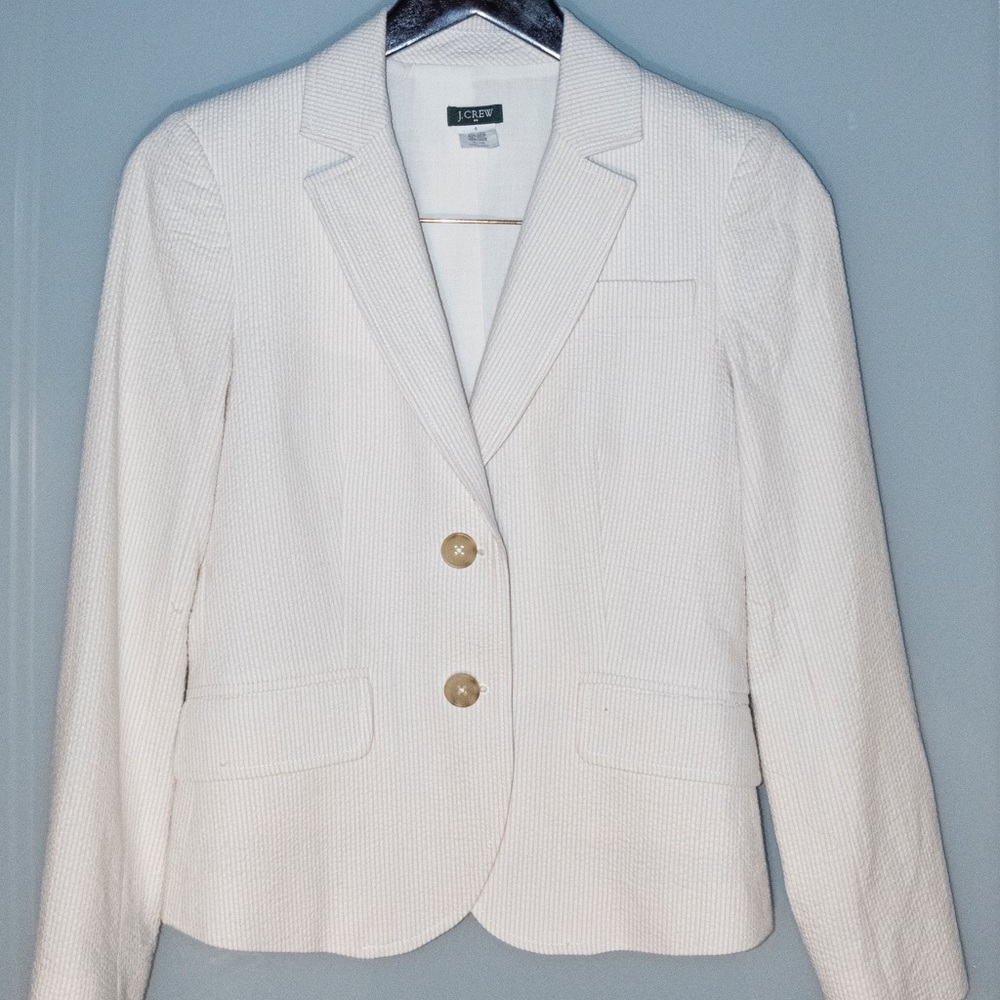 J.Crew Seersucker Blazer